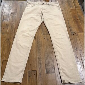 Todd Snyder Stretch 5-Pocket Chino Pants 32X32 Tan Jeans Straight Fit Casual